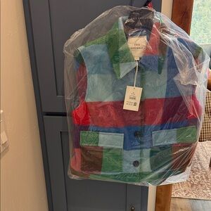 Free Assembly Multicolor Jean Jacket